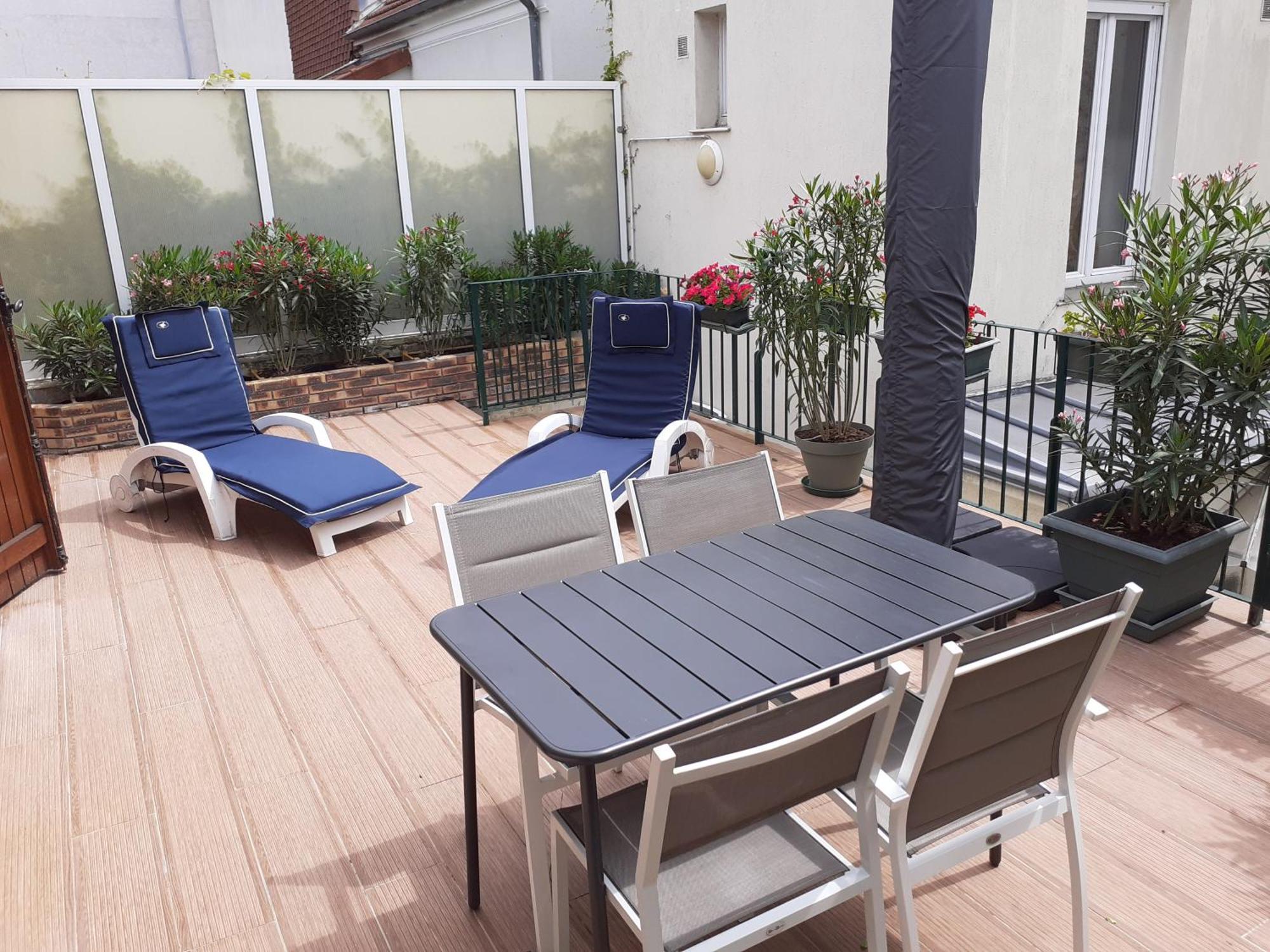 Maison Individuelle Avec Terrasse Nogent Sur Marne Bagian luar foto